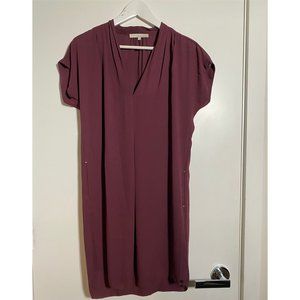 Burgundy Dress Mini with side pockets